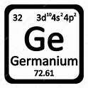 Periodic table element germanium icon. Stock Vector Image by ©konstsem ...