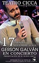 El cantante Gerson Galván presenta en directo su nuevo disco titulado ...