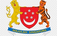 Bandera de Singapur colonia de Singapur León cabeza símbolo de Singapur ...