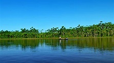 Maravillosa vista en el Río Huallaga, a pocos kilómetros de Yurimaguas ...