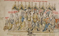 1353 Family of Berthold VI. LUDWIG XI 7 Getty museum Hedwig Codex ...
