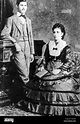 sigmund freud with the mother amalia, 1872 Stock Photo - Alamy