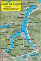 Map of Lake Como (Italy) - Map in the Atlas of the World - World Atlas