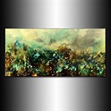 Original Contemporary Modern Abstract Painting On Canvas By Henry Pars ...
