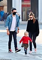 Rebecca Ferguson and husband Rory dote on daughter Sage on a stroll in Venice | Daily Mail Online