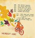 Herbst ABC Vorschule Kindergarten Erzieherin Herbst Reim Gedicht ...