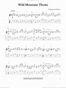 Phillips - Wild Mountain Thyme sheet music for guitar solo (easy tablature)