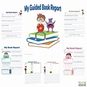 Guided Book Report for Kids- Printable Template - Teach Beside Me
