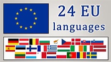 24 EUROPEAN UNION LANGUAGES - YouTube
