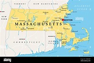 Map of boston -Fotos und -Bildmaterial in hoher Auflösung – Alamy