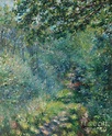 Trail in the woods Painting by Pierre Auguste Renoir - Pixels Merch