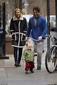 Claire Danes and Hugh Dancy stay warm with the family in New York ...