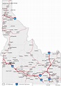 Map of Idaho Cities - Idaho Road Map