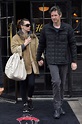 Milla Jovovich with husband: Leaves the Bowery Hotel -01 | GotCeleb
