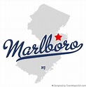 Map of Marlboro, NJ, New Jersey
