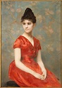 Portrait de Marie de Heredia - Emile Lévy | Musée d'Orsay