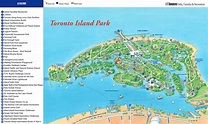 Toronto Island map