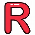Letter, r, red, letters, study icon - Free download