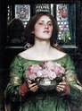John William Waterhouse - Gather Ye Rosebuds While Ye May [1908] | Pre ...