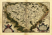 Ortelius's Map Of Bohemia, 1570 Photograph by Library Of Congress ...
