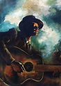 Bluesman | Blues music art, Painting, Guitar art