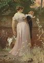 Marcus Stone, R.A. (1840-1921) , In the garden | Christie's