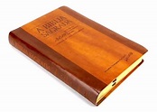 Bíblia Sagrada Rcm Trinitariana Almeida Corrigida Fiel Choco | Frete grátis