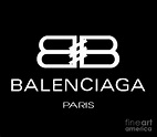 Balenciaga logo Digital Art by Sarah Tom