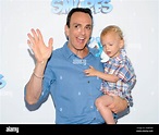 Actor Hank Azaria and son Hal attend the premiere of 'The Smurfs' at ...
