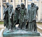 The Burghers of Calais, Rodin Museum Paris. City leaders in chains ...