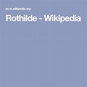 Rothilde - Wikipedia | Family history, Wikipedia, Beautiful people