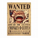 Affiche Wanted One Piece Monkey D. Luffy 2 | Laboutique-Onepiece