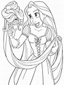 Desenhos da Rapunzel para colorir - Pop Lembrancinhas