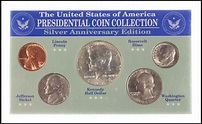 U.S. Presidential Coin Collection Silver Anniversary Edition - Midas ...
