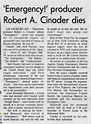 Robert Allen Cinader (1924-1982) - Find a Grave Memorial