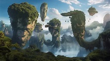 Pandora Avatar: Hyperrealistic Floating Islands in Stunning Detail