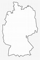Germany Map Outline Free Picture - Germany Map White Png , Free ...