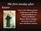 Divine Mercy Sunday - The First Sunday After Easter