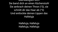 Leonard Cohen - Hallelujah [Deutsche Übersetzung / German Lyrics] - YouTube