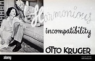 Photograph of Otto Kruger and his wife Sue MacManamy Stock Photo - Alamy
