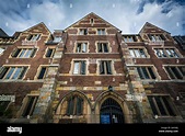 The Jonathan Edwards College Building, at Yale University, in New Haven ...