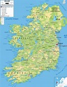 Printable Tourist Map Of Ireland Web Large Detailed Map Of Ireland With ...