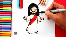 Aprende a dibujar a JESÚS de Nazaret de manera fácil | How to Draw a ...