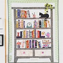 Bookshelf Quilt Pattern Free See More Ideas About Quilts, Book Quilt ...