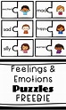 Free Feelings and Emotions Puzzles | Feelings and emotions, Social ...