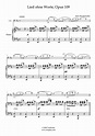 Piano Sheet Music Lied ohne Worte (Song Without Words), Opus 109 ...