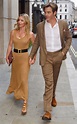 Chris Pine and Annabelle Wallis Wear Matching Outfits in London | E ...
