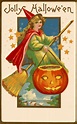 Old Vintage Halloween Postcard Free Stock Photo - Public Domain Pictures