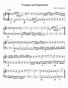 Trumpet and Euphonium Duet sheet music for Piano download free in PDF ...