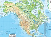 América do Norte | Mapas Geográficos da América do Norte - Enciclopédia ...